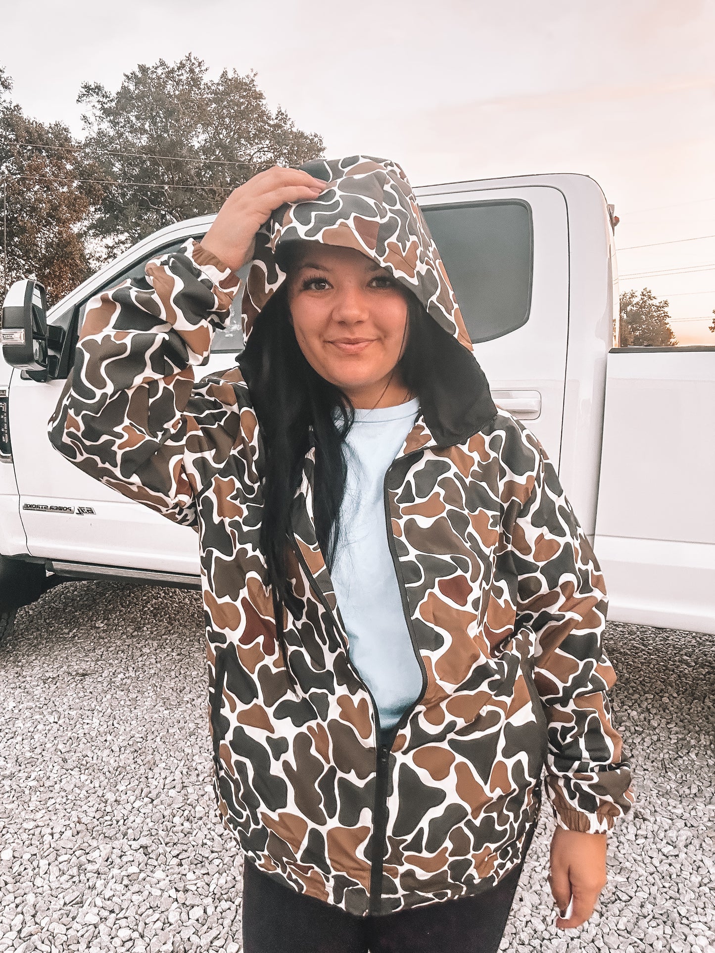 Camo Rain Coat PREORDER