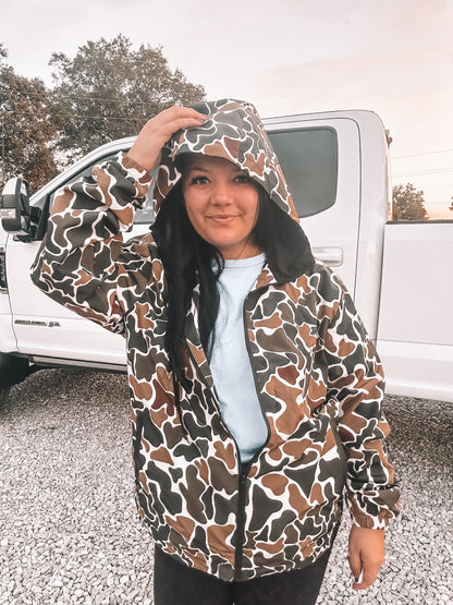 Camo Rain Coat PREORDER
