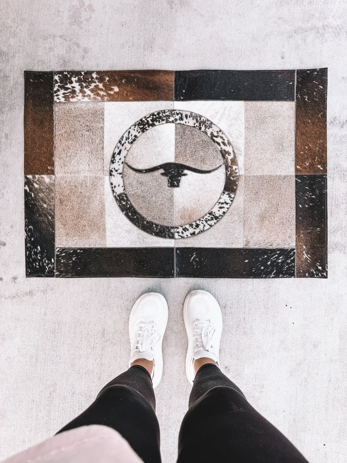Cowhide Longhorn Rug