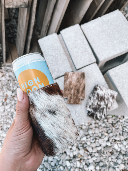 Cowhide Slim Koozie