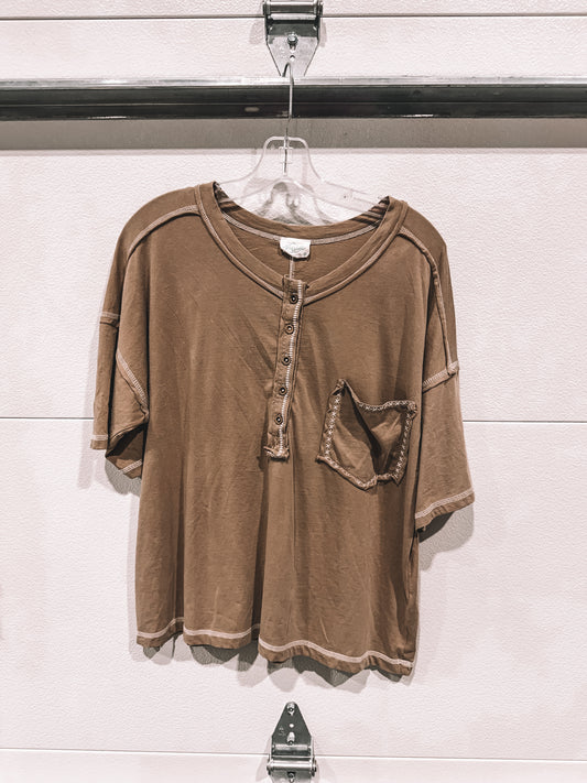 Mocha Basic Top