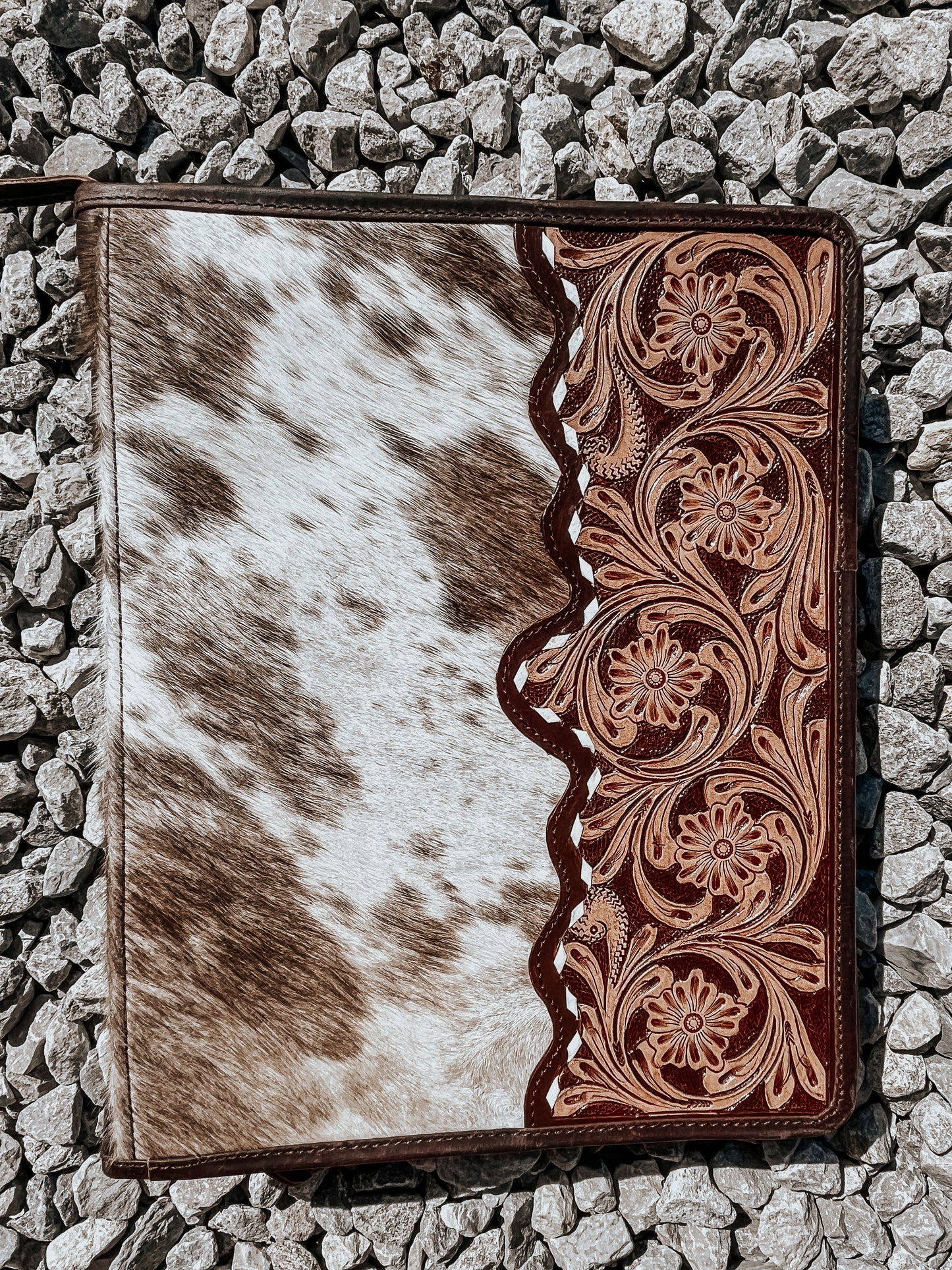 Cowhide Notepad/Clipboard