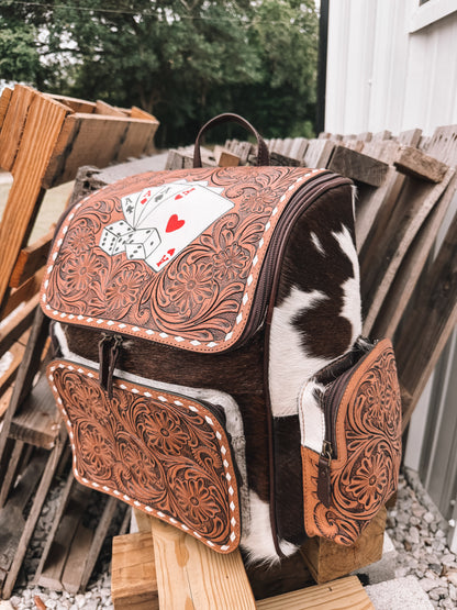 Aces Cowhide Backpack
