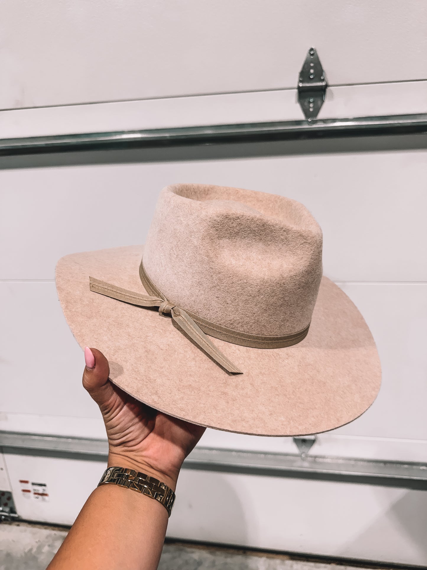 Hat - oatmeal color