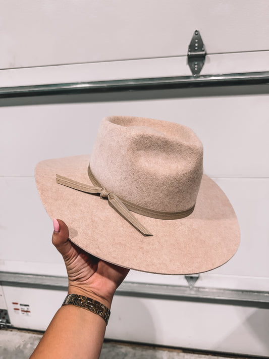 Hat - oatmeal color