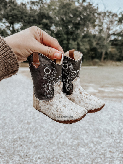 Cowhide Toddler Boots