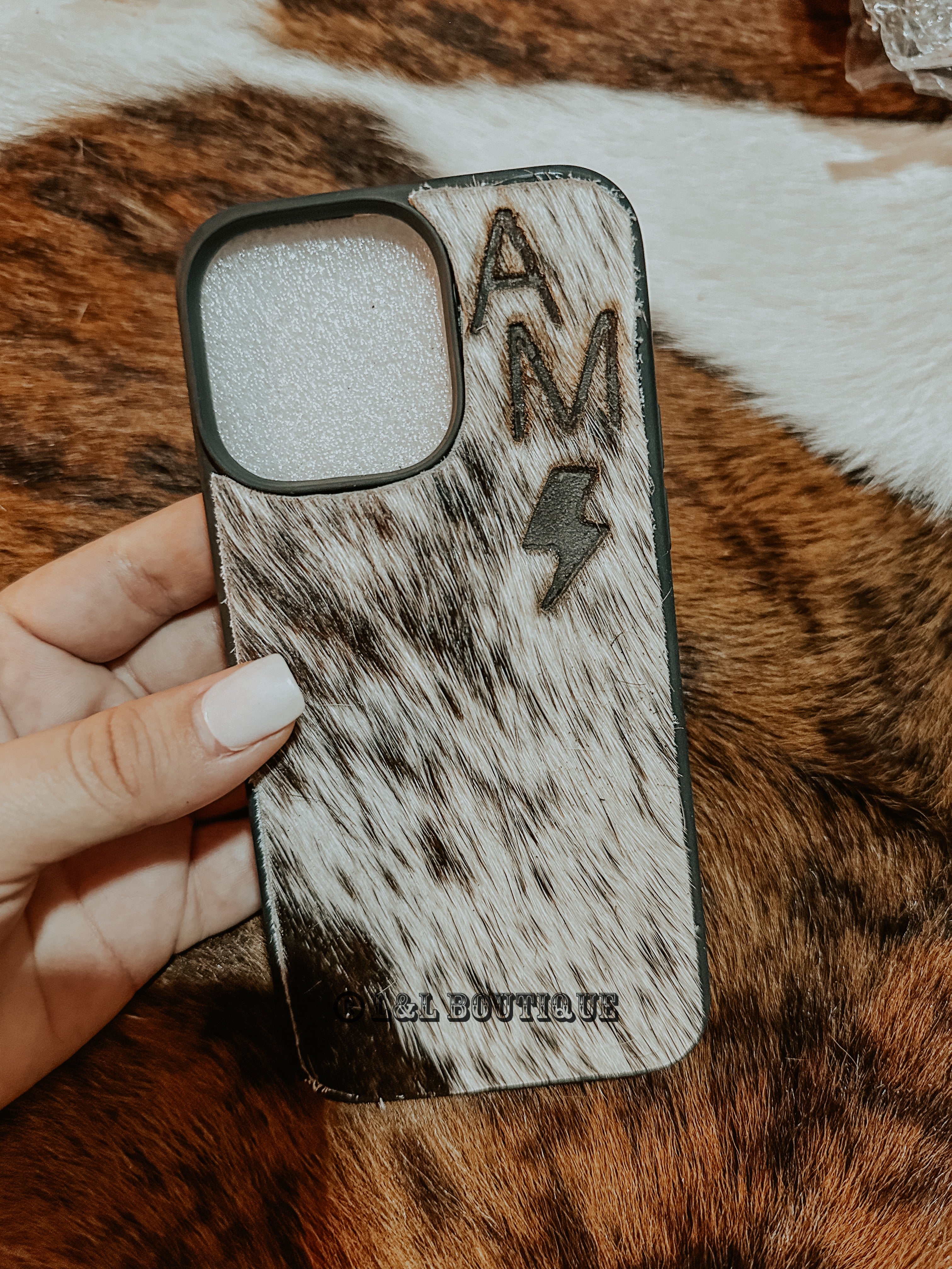 Cowhide handmade cellphone case / sold funda celular