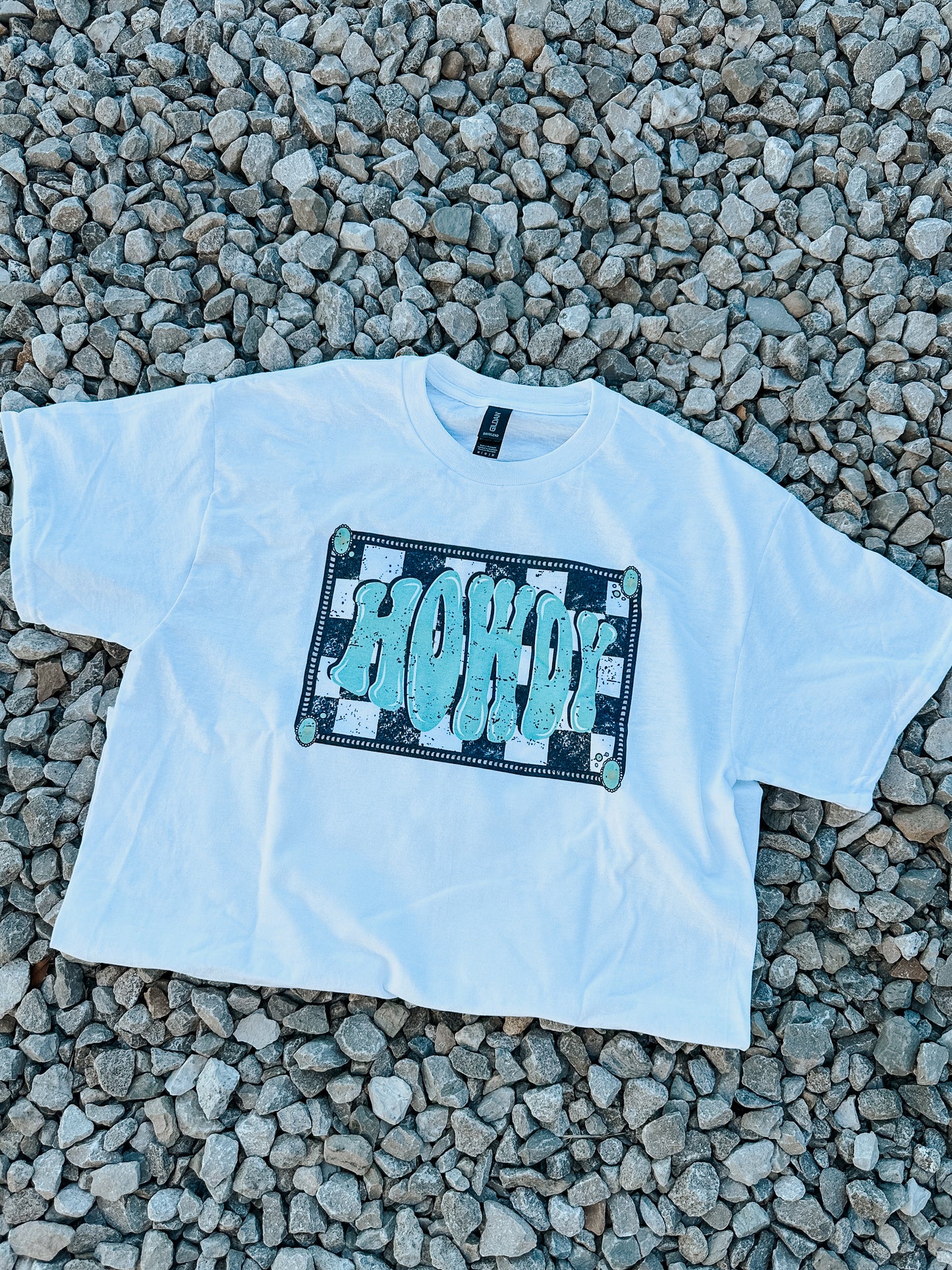 Buckle Checkered Howdy Value Tee
