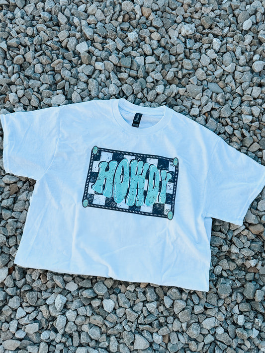 Buckle Checkered Howdy Value Tee