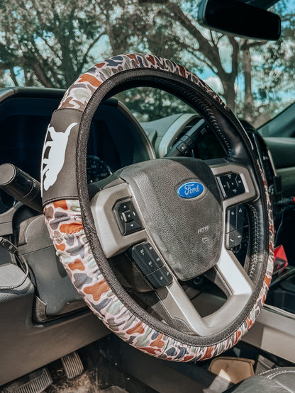 Duck Camo Steering Wheel Cover