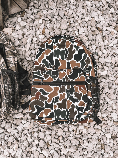 Camo School Backpack