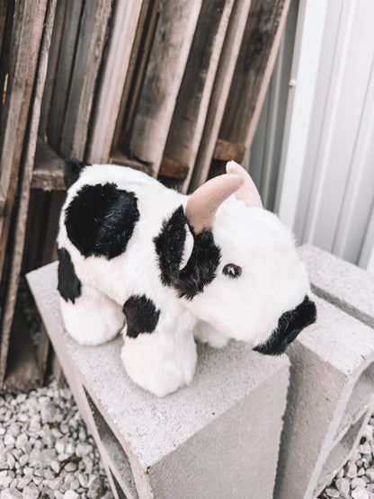 Stuffed Piggy Bank - Cow