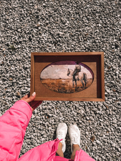 Solo Cowboy Wooden Decor