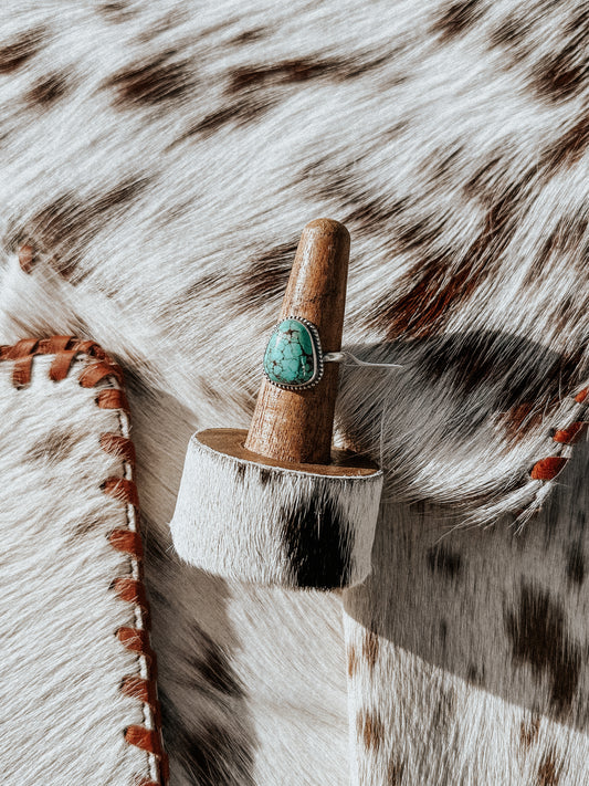 Genuine Sterling Silver Turquoise Ring