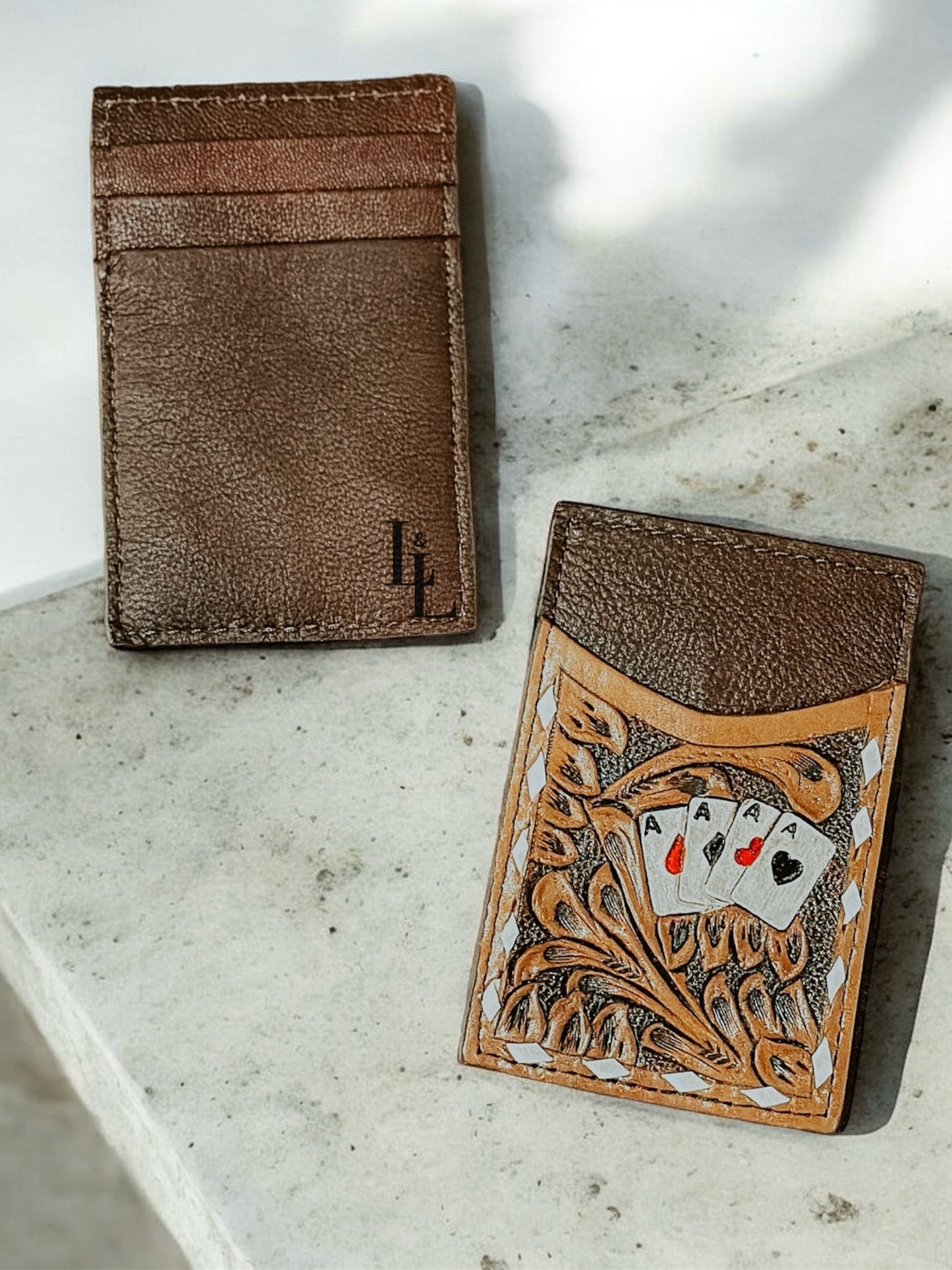 Ace Cards Leather Card Holder