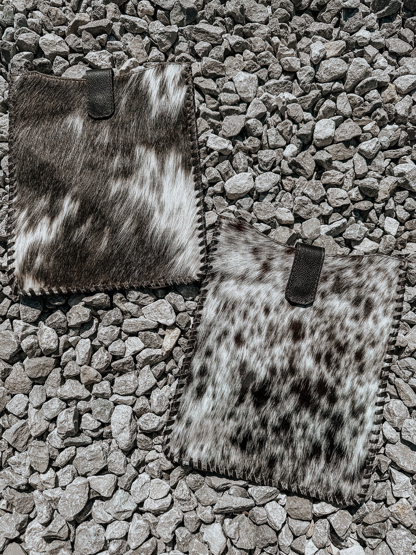 Cowhide Buckstitch iPad Sleeve