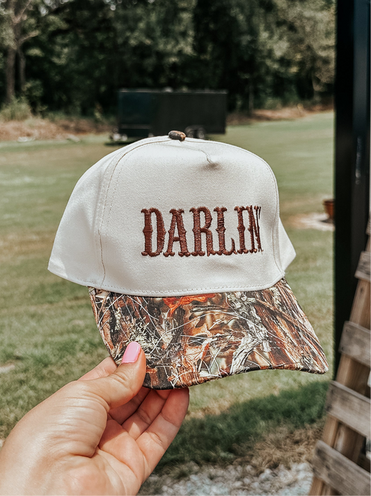 Darlin Trucker Hat in Camo