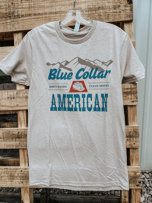 Blue Collar American Hard Hat Value Tee