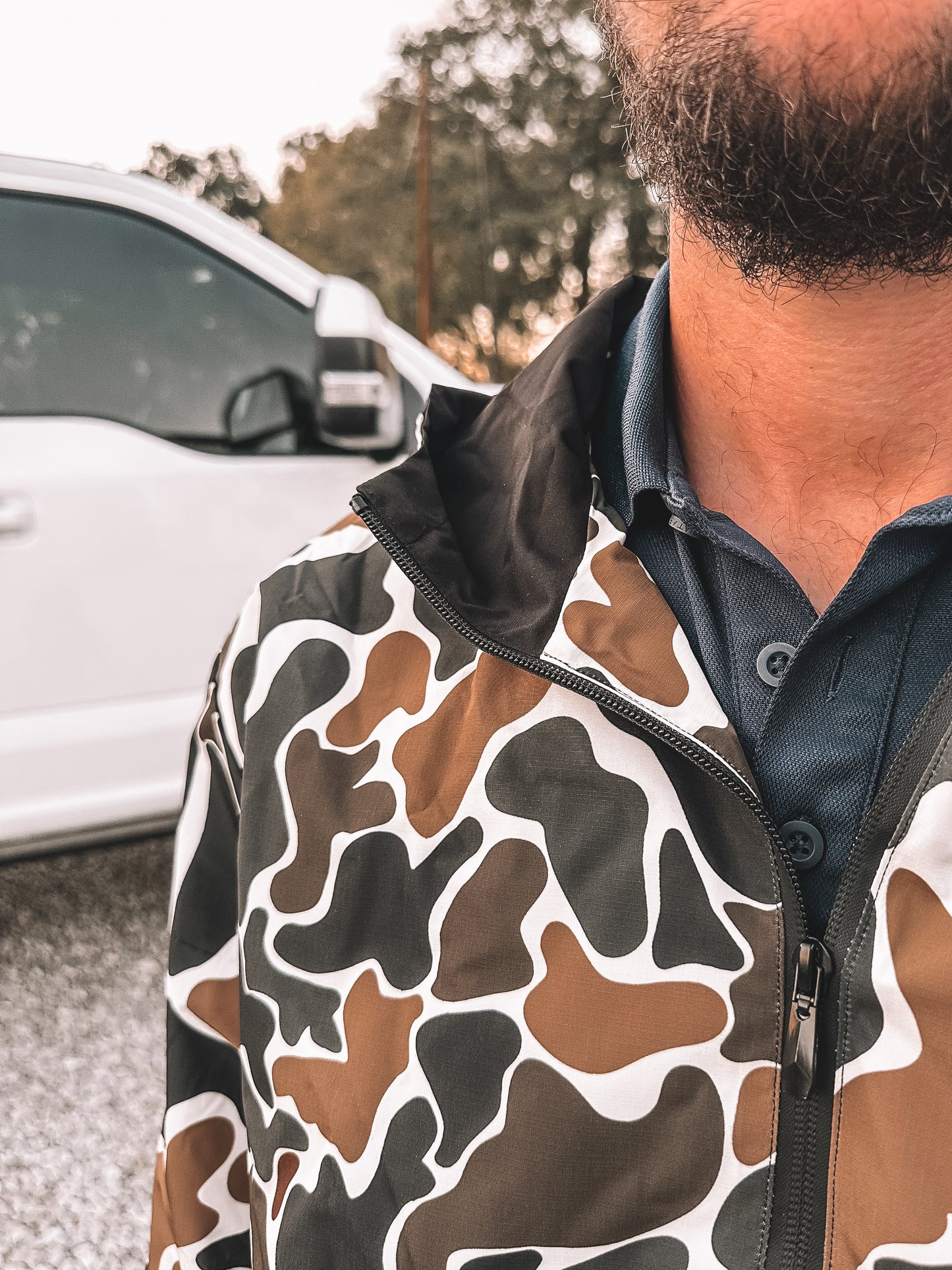 Camo Rain Coat PREORDER