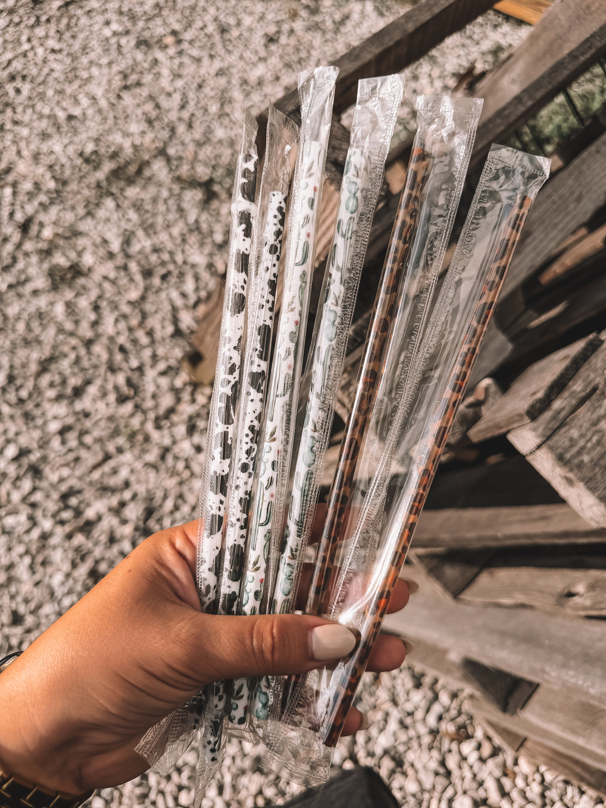 Printed Straw