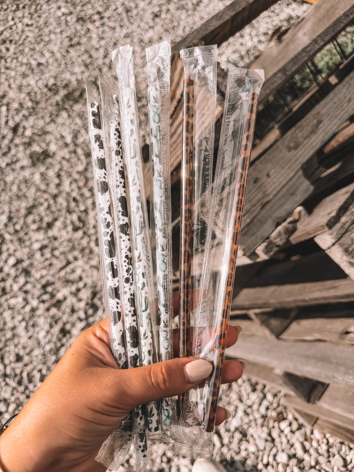 Printed Straw