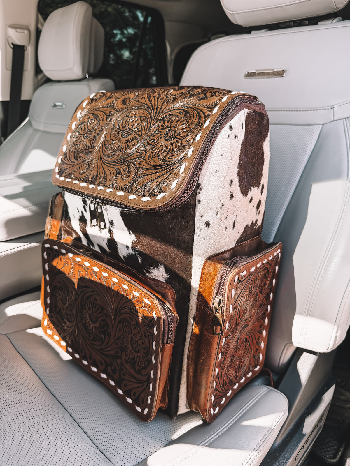 Austin Leather & Cowhide Backpack