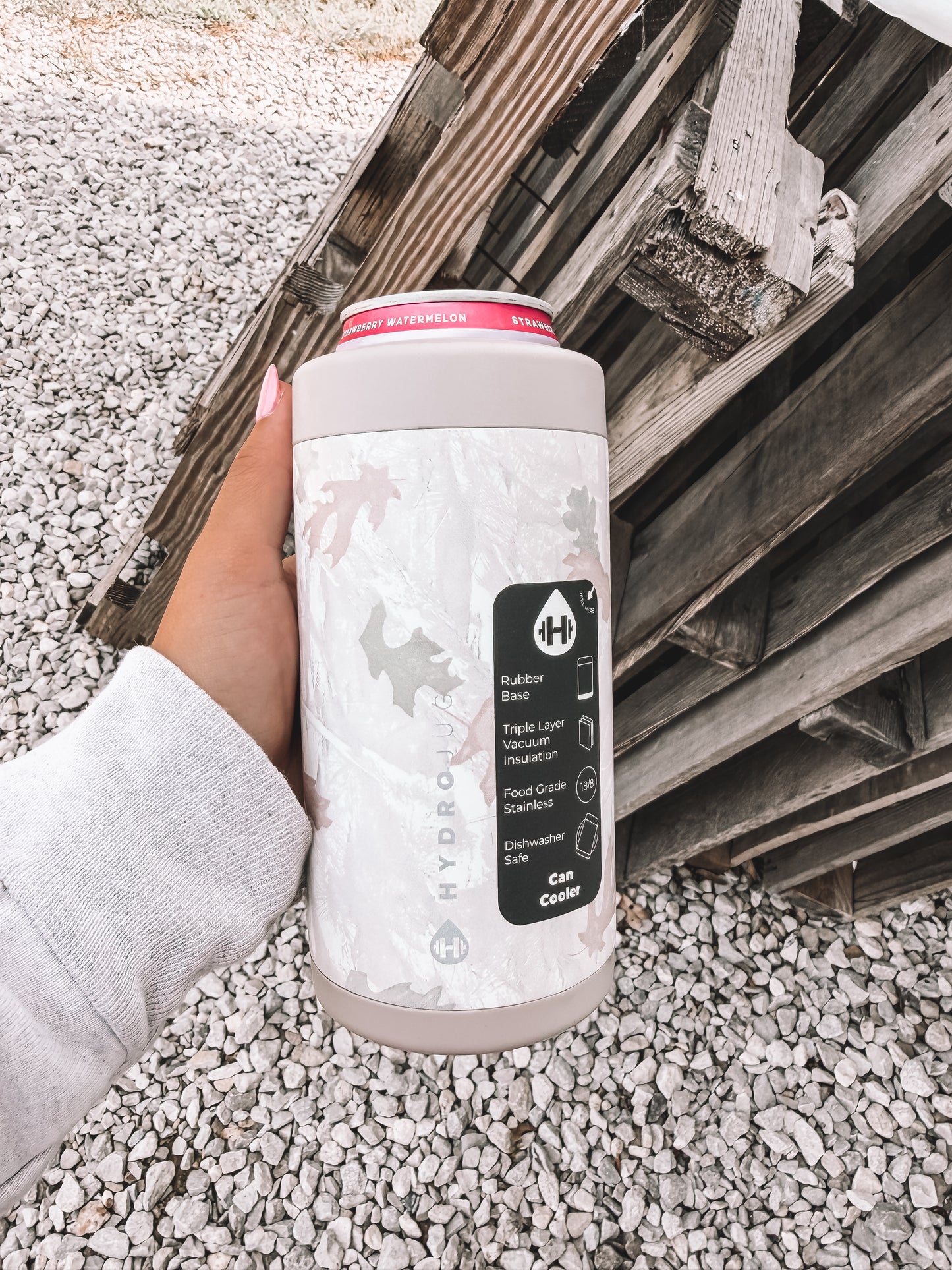 Snow Camo Hydrojug Koozie