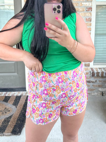 Spring Floral Shorts