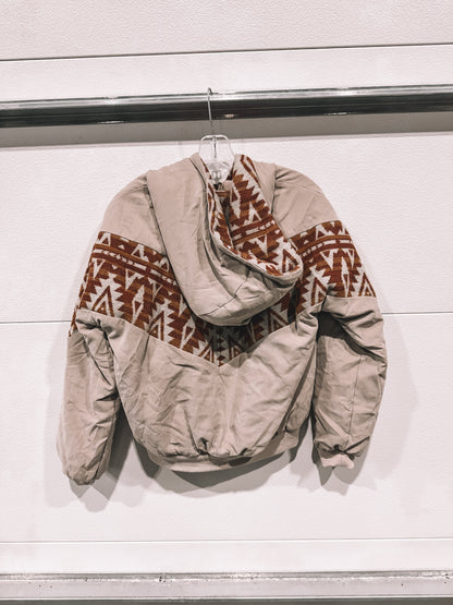 Aztec Bomber Jacket size small