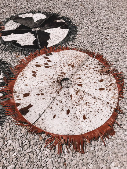 Cowhide Christmas Tree Skirt