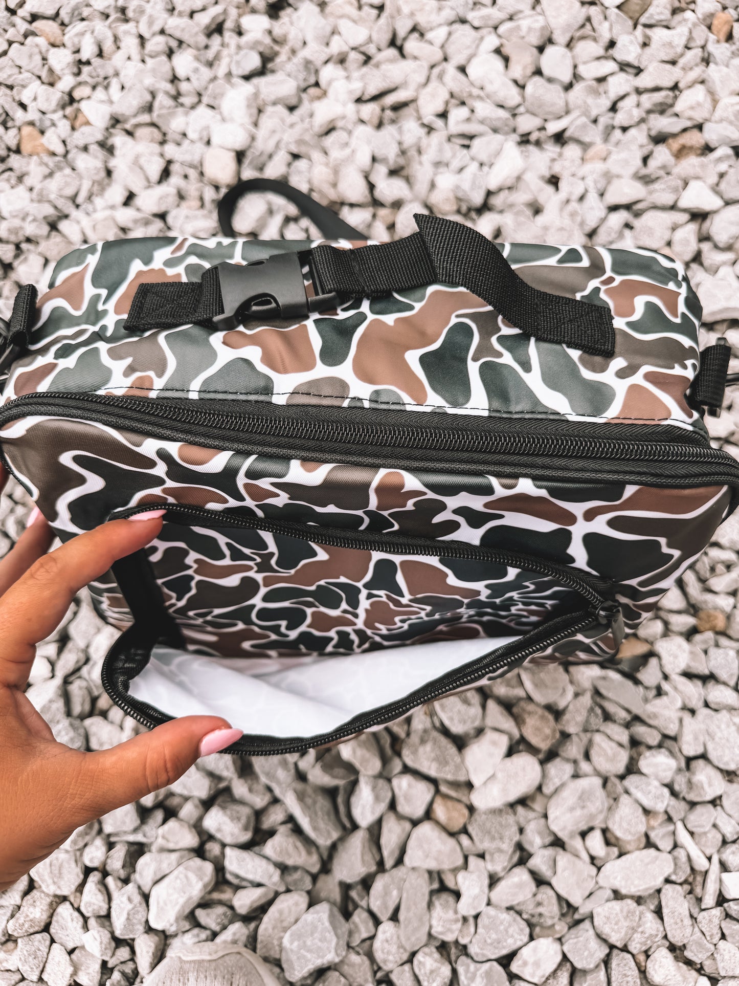 Old School Camo Lunch Bag