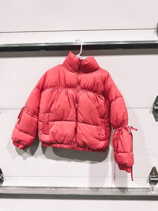 Pink Bomber Jacket size small