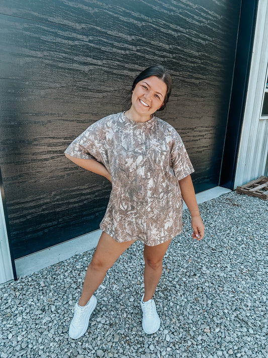 Camo Oversized Tee