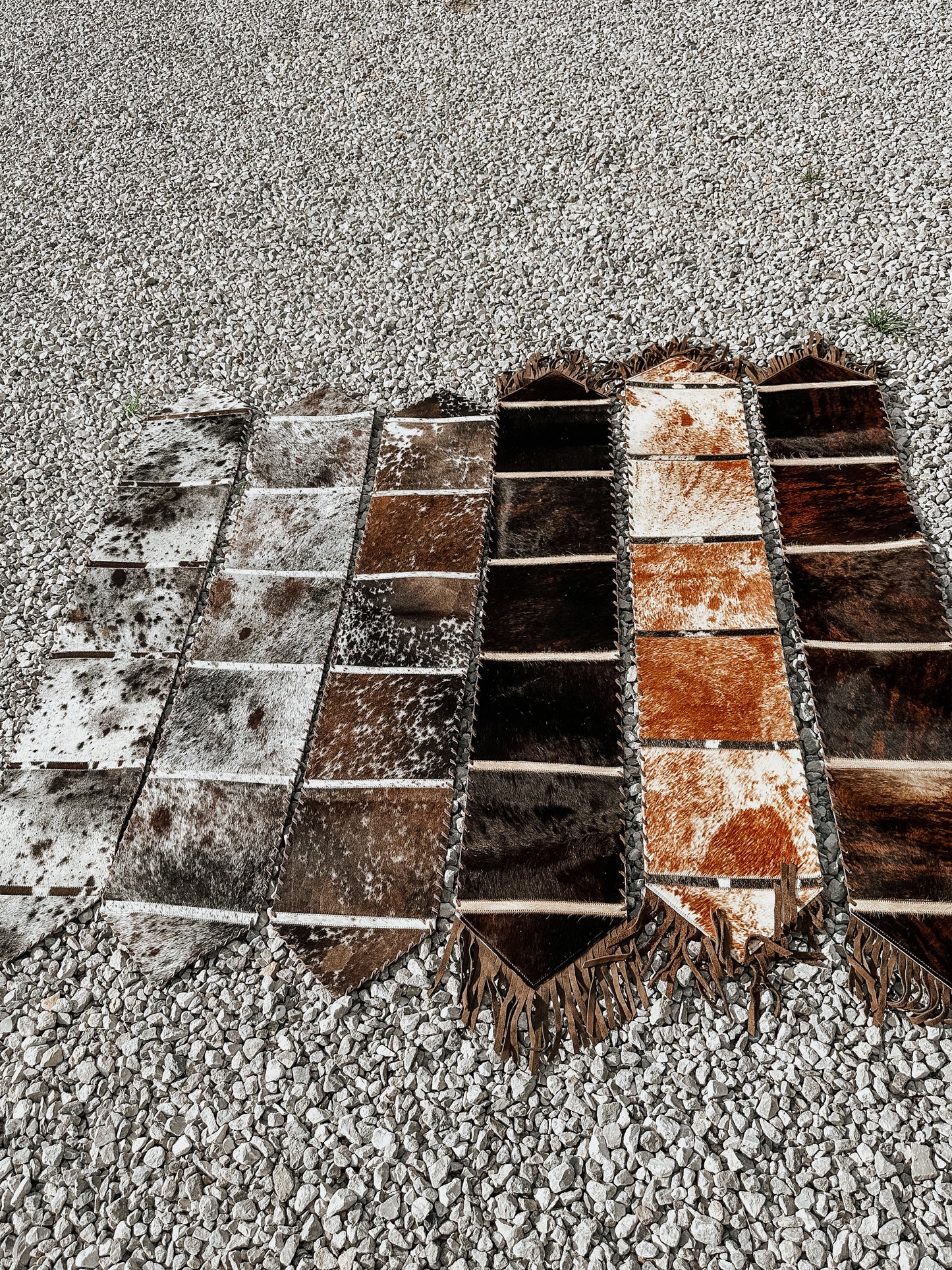 Cowhide Table Runner
