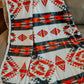 Red Aztec Plush Blanket