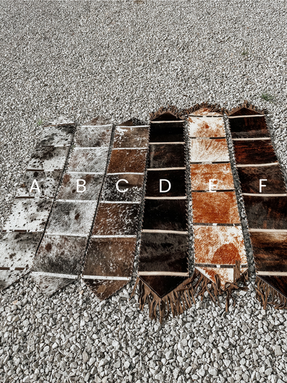 Cowhide Table Runner