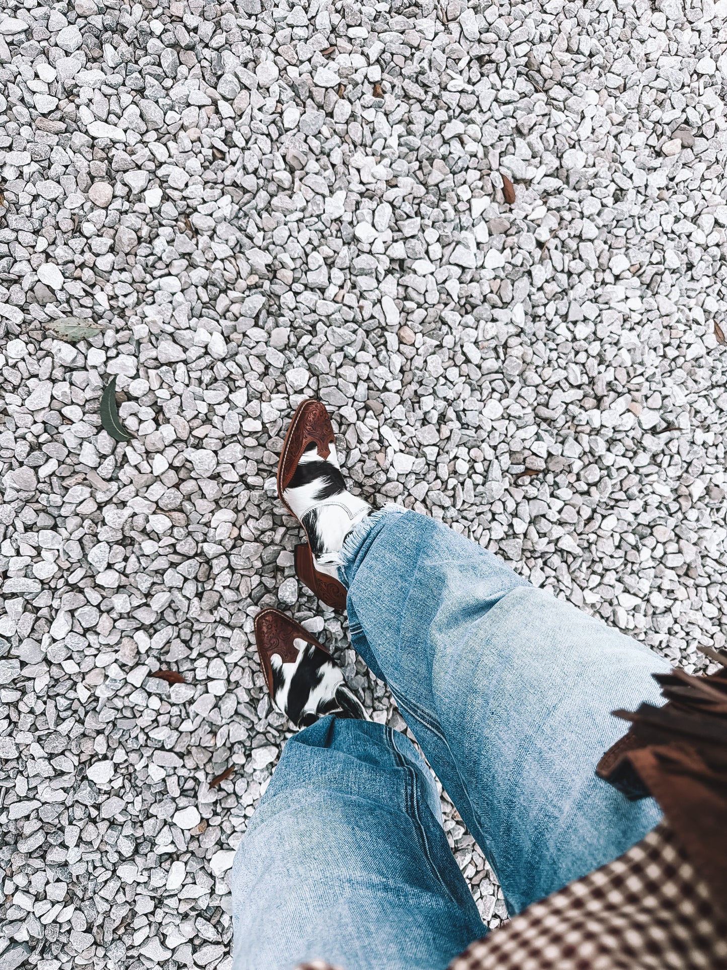 Silverado Cowhide Booties