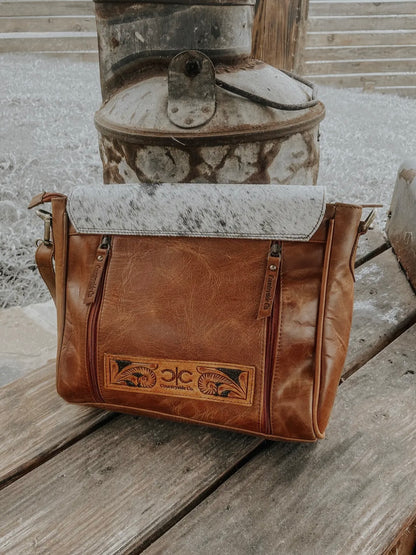 Magdalene Cowhide Concealed Carry Bag by Countryside Co.