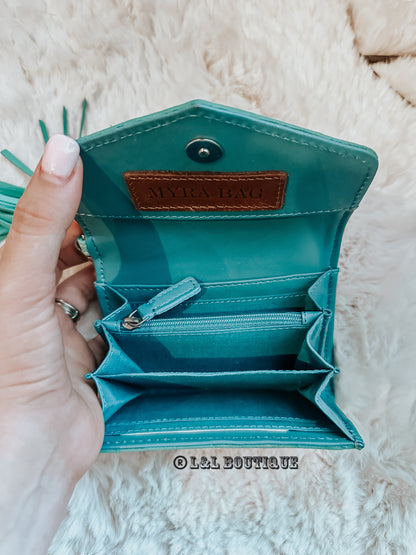 Turquoise Treasure Leather Wallet
