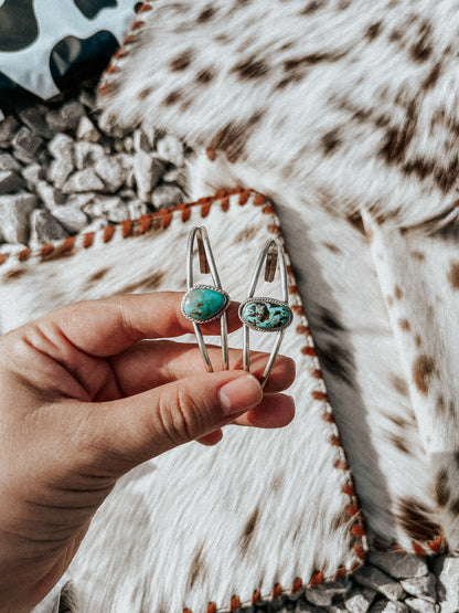 Genuine Sterling Silver Turquoise Cuff Bracelet