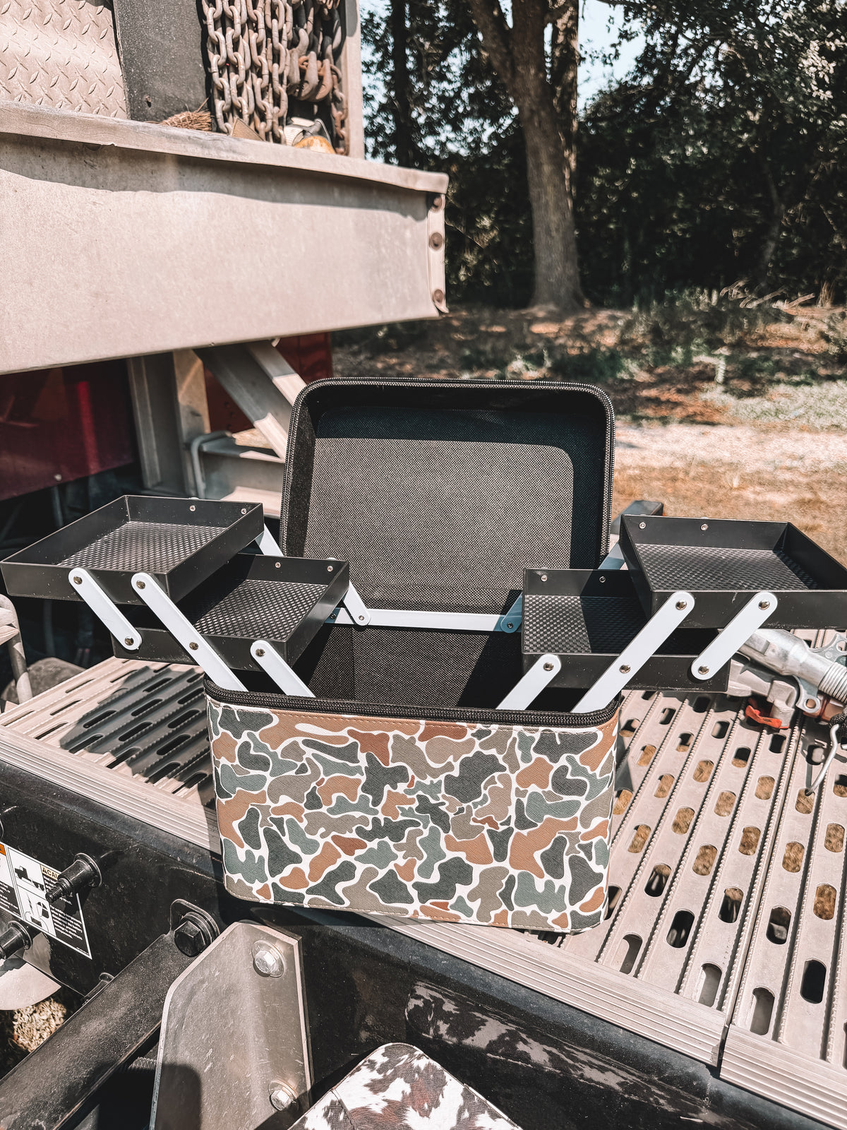 Oversized Makeup Box - Camo