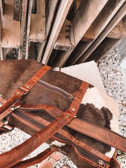 Lubbock Cowhide Duffle Bag