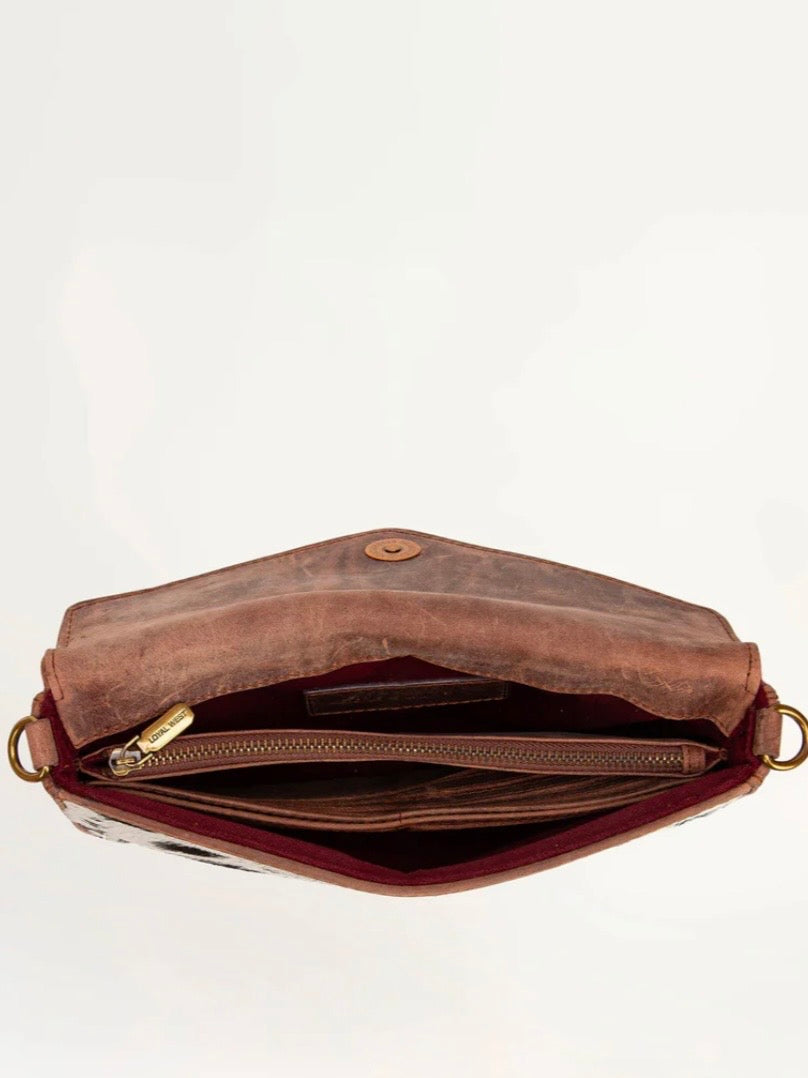 Loyal West Cowhide Mini Chain Purse