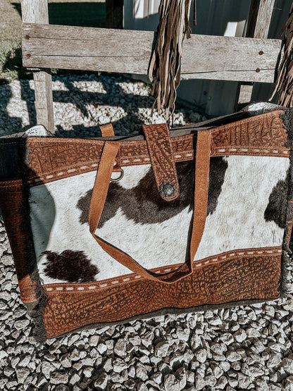 Gloss Cowhide Bag Collection - Set of 7