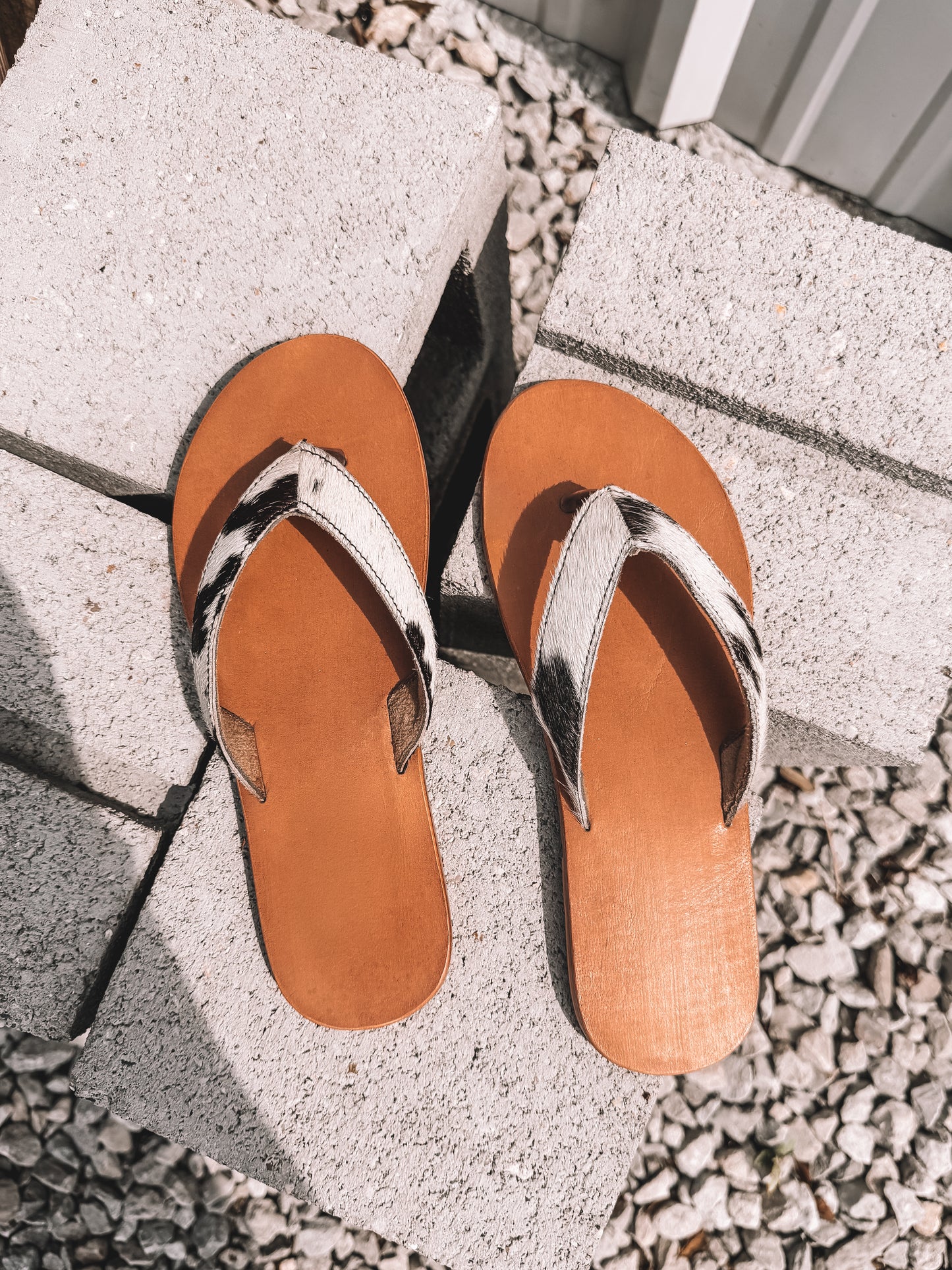 Echo Flip Flop Cowhide Sandal