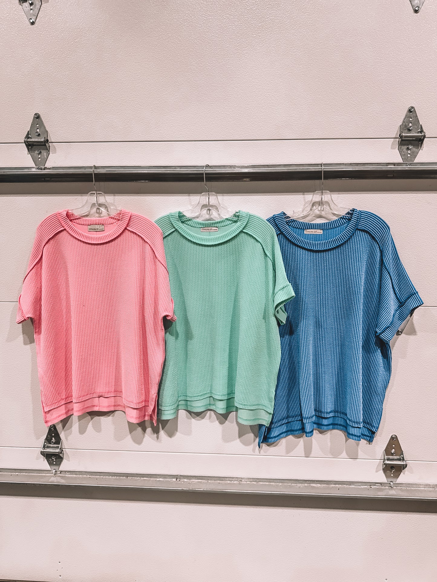 Oversized Ribbed Tees