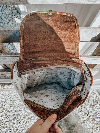 Utopian Trail Cowhide Backpack