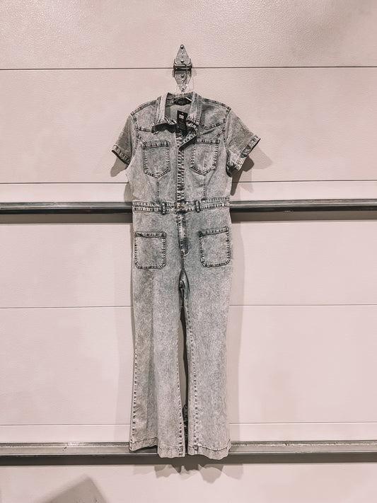 Stone Wash Denim Jumper