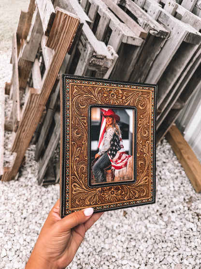 Bordertown Leather Picture Frame