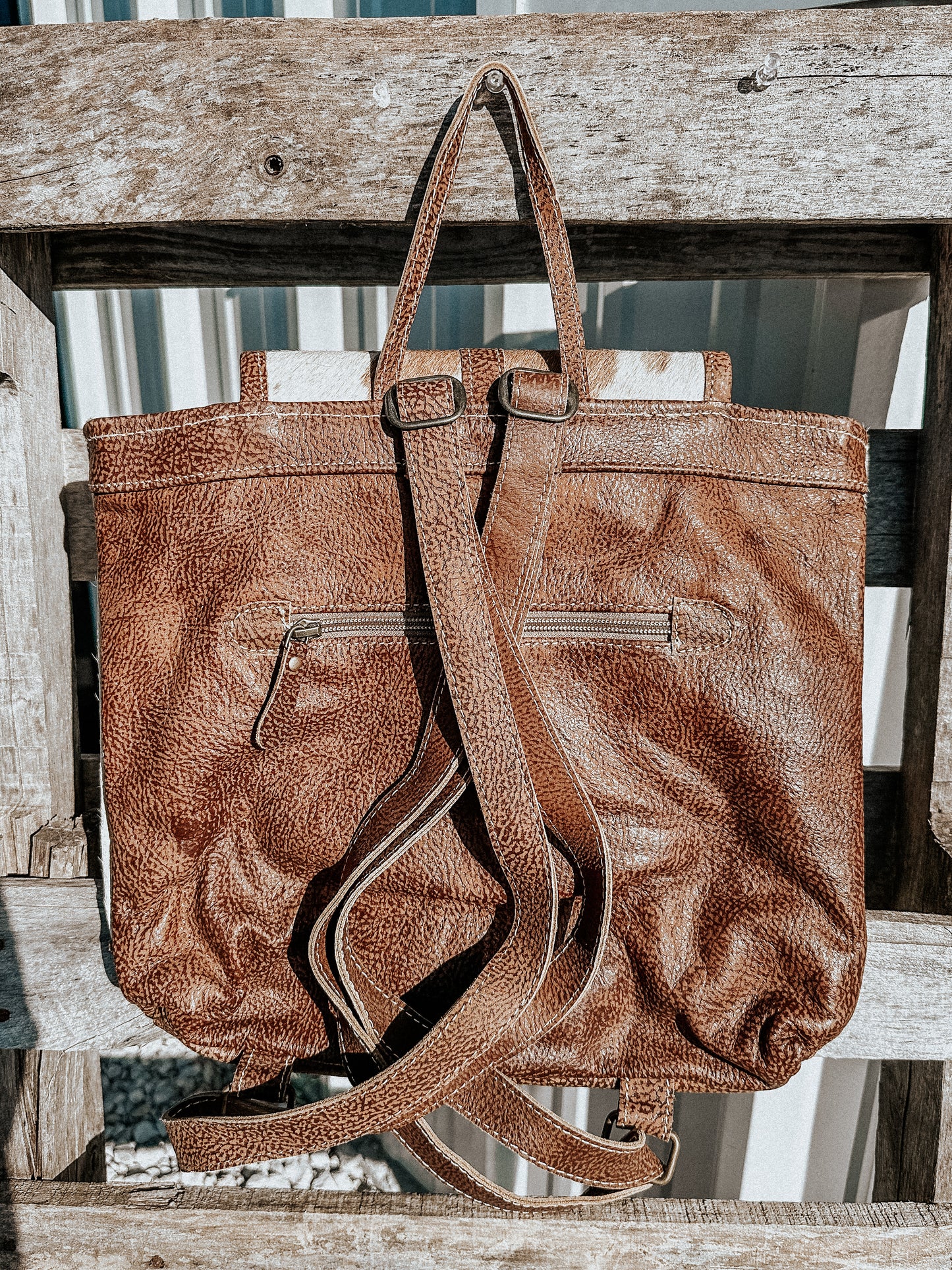 Utopian Trail Cowhide Backpack